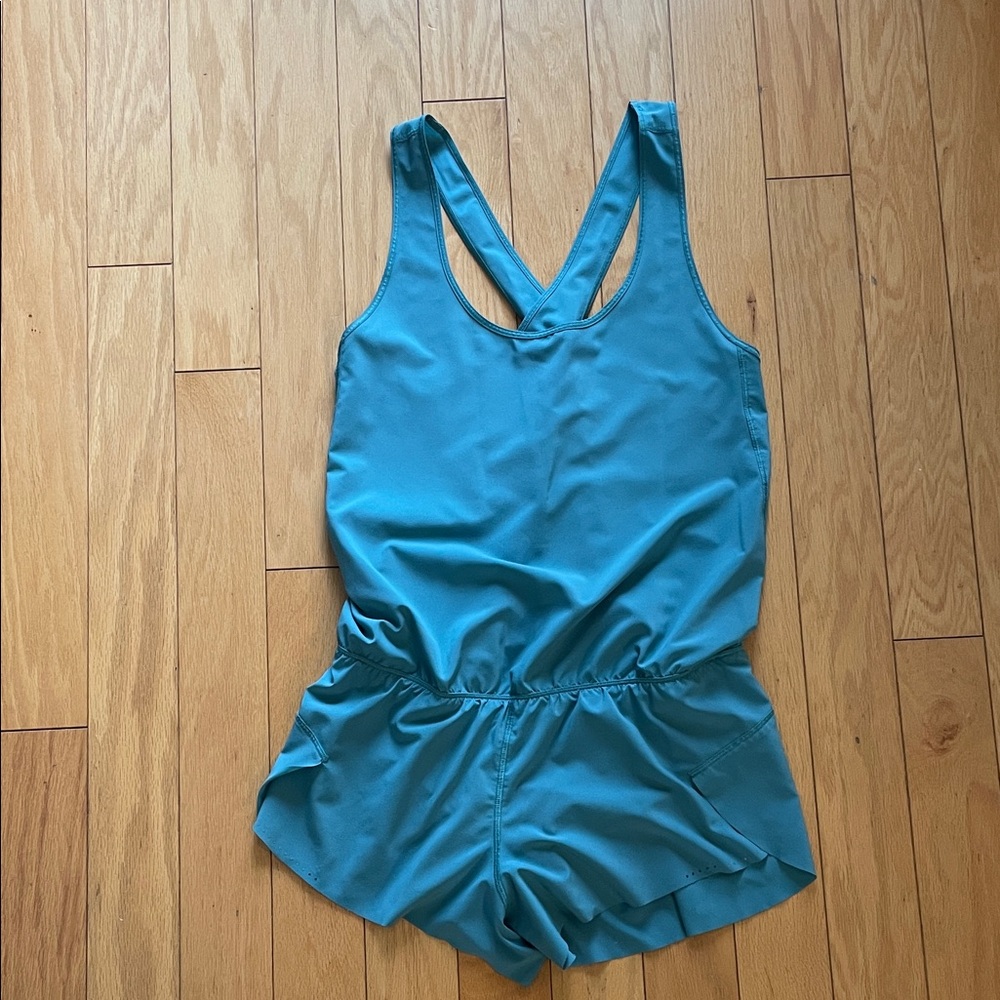 Lulu Lemon Romper size 4 teal / turquoise